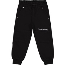 Civil Boys Some Qualıty Baskılı 2-5 Yaş Eşofman Altı - Siyah