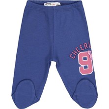 Civil Baby 96 Baskılı 1-9 Ay Tek Alt Bebe - Mavi
