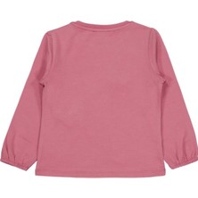 Civil Girls Kelebek Nakışlı 2-5 Yaş Sweatshirt - Pembe