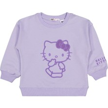 Hello Kitty 2-5 Yaş Sweatshirt - Lila