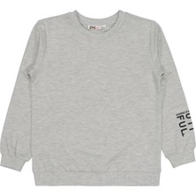 Civil Girls Basic 6-9 Yaş Sweatshirt - Ekru