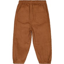 Civil Boys Bağcıklı Joger Kadife 2-5 Yaş Pantolon - Kahve 2-3 Yaş