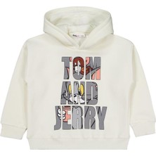 Tom And Jerry 2-5 Yaş Sweatshirt - Ekru