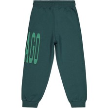 Civil Boys C Chıcago Baskılı-Nakışlı 6-9 Yaş Eşofman Altı - Yeşil