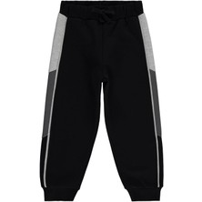 Civil Boys Şerit Parçalı 10-13 Yaş Eşofman Altı - Siyah