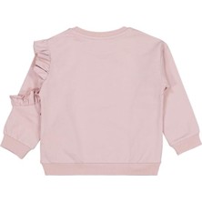 Civil Girls Fırfırlı 2-5 Yaş Sweatshirt - Pembe