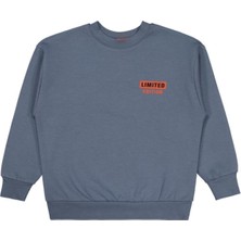 Civil Boys Prıvate Baskılı 6-9 Yaş Sweatshirt - Gri
