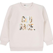 Civil Boys Cou Race Baskılı 2-5 Yaş Sweatshirt - Gri