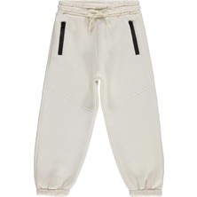 Civil Boys Fermuarlı 6-9 Yaş Eşofman Altı - Bej