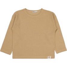 Civil Boys Jakarlı Basic 10-13 Yaş Sweatshirt - Bej