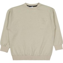 Civil Boys Lets Play Konsol Baskılı 6-9 Yaş Sweatshirt - Bej