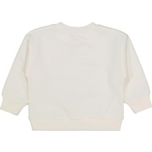 Civil Girls Düz 2-5 Yaş Sweatshirt - Ekru
