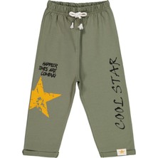 Civil Boys Cool Star Baskılı 2-5 Yaş Eşofman Altı - Haki
