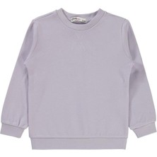 Civil Girls Düz 2-5 Yaş Sweatshirt - Lila