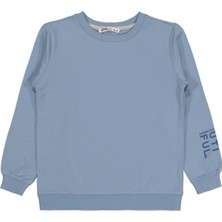 Civil Girls Basic 6-9 Yaş Sweatshirt - Mavi