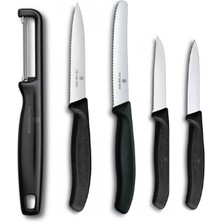 Victorinox Siyah 5 Li Büyük Soyma Seti