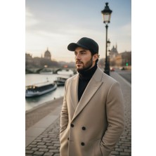 Mollycrush Erkek Siyah Kapitone Şapka | Kulak Kapatan Rüzgar Geçirmez Model