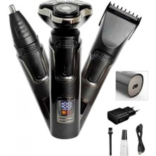 Narnuga Yüksek Performanslı 3 Başlıklı Profesyonel Şarjlı Islak ve Kuru Kullanıma Uygun