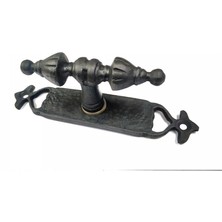 MiraLive Antika Tarz Dekoratif Pirinç Burma Pencere Kolu - 152X32 Mm, Oksit