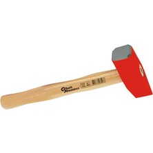 MiraLive S.d. Taşçı Keski Çekiç 1000 gr - Boyalı, Ahşap Saplı