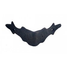 MiraLive Antika Tarz Dekoratif Pirinç Gönye - Yan, Oksit