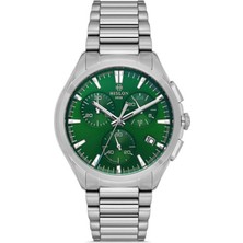 Hislon SD152S-15SS Yansıma Önleyici Otomatik Mekanizmalı Safir Camlı Çelik Kordon Çelik Kasa 10 Atm Suya Dayanıklı Metalik Renk Erkek Kol Saati