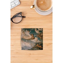 Begoloni Doğaltaş Bardak Altlığı Uv Baskılı - Stone Coasters