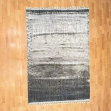 Mevlana Bazaar Gri Desenli 160 x 230 Yün Halı