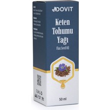 Dovit Keten Tohumu Yağı 50 ml (Soğuk Sıkım)