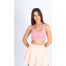 Softandbasic Rose Hafif Destekli Kaplı Sporcu Bralet