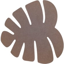 s.tkoleksiyonhobiantika Mdf Yaprak Şekilli Supla, Tabak Altlığı - Sofra Aksesuarı