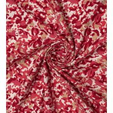 Podyum Baskı Pembe Tonlarında Geometrik Desenli Dijital Baskılı Döşemelik Koltuk Kumaşı, Kırlent, Minder Kumaşı 100X140