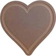 s.tkoleksiyonhobiantika Mdf Kalp Şekilli Supla, Tabak Altlığı - Sofra Aksesuarı