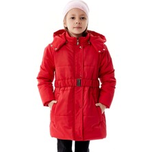 Benitto Kids Kız Çocuk Kapüşonlu Kışlık Şişme Mont 51352