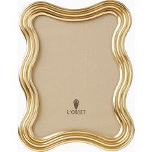 L'objet Ripple 24 Ayar Altın Kaplama Fotoğraf Çerçevesi