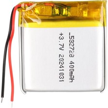 Powermaster 582728 3.7V 400 Mah Lityum Polimer Li-Po Batarya Ciklet Pil