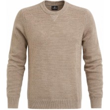 Plus Scorpion Erkek  Triko Kazak – Bisiklet Yaka, Regular Fit, Dört Mevsim