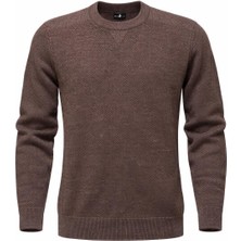 Plus Scorpion Erkek  Triko Kazak – Bisiklet Yaka, Regular Fit, Dört Mevsim