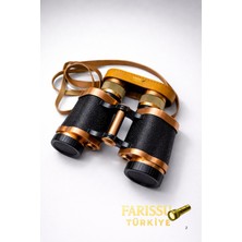 farissu Rus Tipi 8X30 Klasik Dürbün | Deri Çantalı | Net Görüş | Retro Tasarım