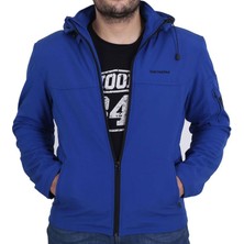 Venom Motosiklet Montu Jaws Soft Shell Mavi Erkek Motorcu Mont