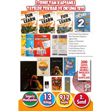 Harika Çocuk Yayınları 2.sınıf Tam Kapsamlı Tekrar ve Ingilizce Destekli Eğlenceli Eğitici Okuma Seti
