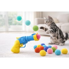 Runaway Peluş Top Atan Interaktif Kedi Oyuncağı