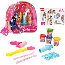 Crafy Sırt Çantalı Barbie Oyun Hamuru Seti 200 gr 18 Parça