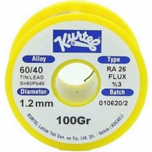 Kurtel SN60/PB40 Lehim Teli (100 Gr. Makara) 1,2 mm