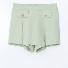 Lc Waikiki Yeni Sezon Beli Lastikli Kız Çocuk Şort Etek