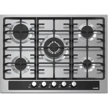 Vinola MOG.7720.111.01 Inox Cam Panel Ankastre Ocak  - Doğalgaz