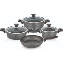 Netlon 7 Parça Diamond Granit Tencere Seti