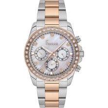 Freelook FL.1.10468-5 Fonksiyonlar Aktif Taşlı Tasarım Çelik Kasa Çelik Kordon Metalik-Rose Renk Kadın Kol Saati