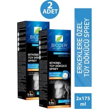 Bioder Tüy Dökücü Sprey Erkek 175 ml 2 Adet