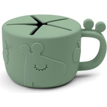 Done By Deer Done by Deer - Raffi - Dökülmeyen Silikon Atıştırmalık Kabı - Yeşil